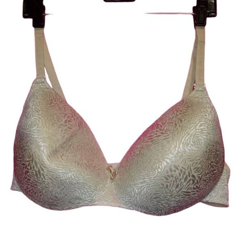 Q-T Intimates 6621 Wireless Beige Bra